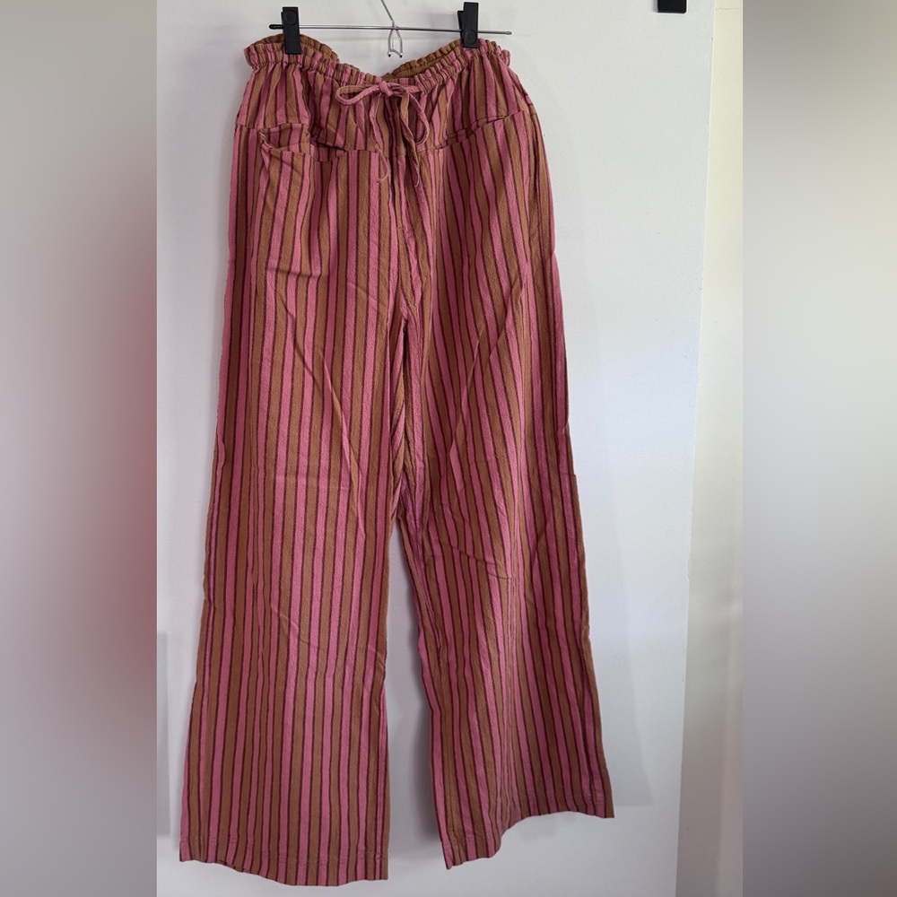 Free People stripe beach pant